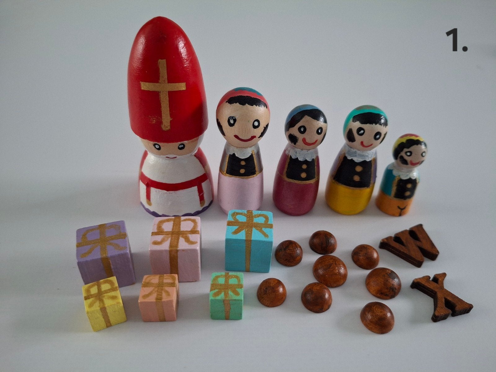 Pegdolls Sint met Pietjes, Ophalen of Verzenden, Nieuw