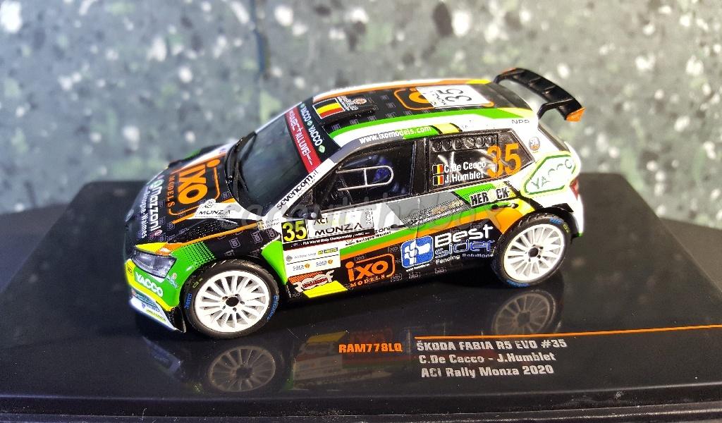 Skoda Fabia R5 evo #35 1/43 Ixo V593, Hobby en Vrije tijd, Modelauto's | 1:43, Verzenden, Nieuw, Auto, Overige merken