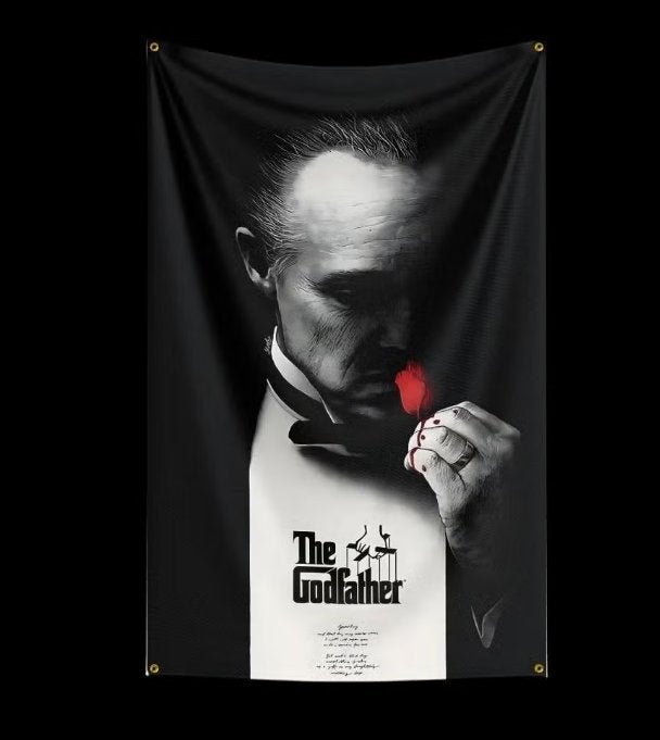 Grote vlaggen The Godfather (150x90cm), Ophalen of Verzenden, Nieuw