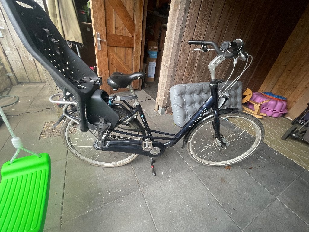 Fiets, Fietsen en Brommers, Fietsen | Dames | Damesfietsen, Gebruikt, 47 tot 50 cm, Versnellingen, Trommelrem