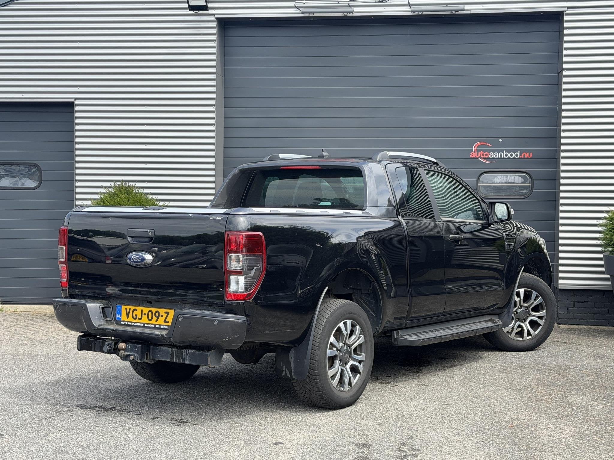 Ford Ranger 2.0 EcoBlue Wildtrak Supercab | Trekhaak | Camer, Auto's, Ford, 4 cilinders, Leder en Stof, Zwart, Origineel Nederlands