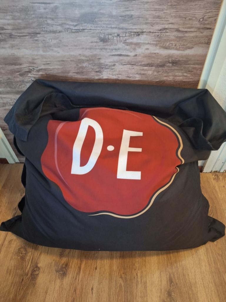Douwe Egberts zitzak, Ophalen of Verzenden, Zo goed als nieuw, Zwart, Zitzak