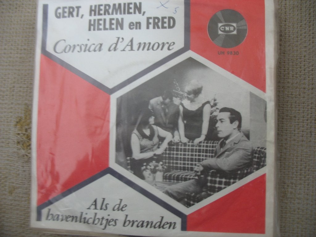 Single Sale; Gert, Hermien, Helen en Fred - Corsica d'Amore, Cd's en Dvd's, Ophalen of Verzenden, Gebruikt, 7 inch, Nederlandstalig