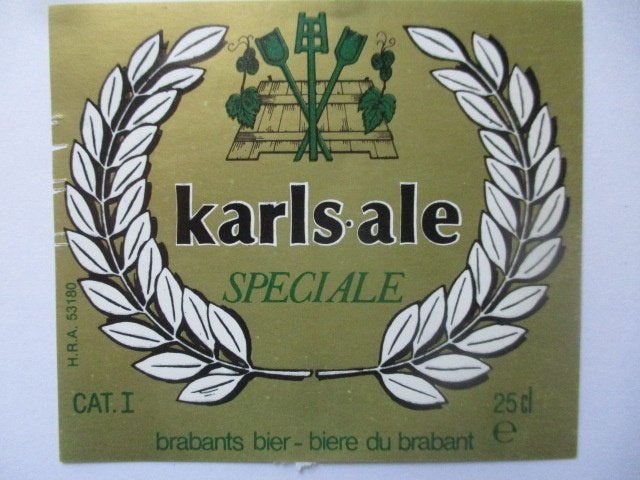 bieretiket Belgie 15-7 (O7) martens, Verzamelen, Ophalen of Verzenden, Gebruikt, Overige typen, Overige merken