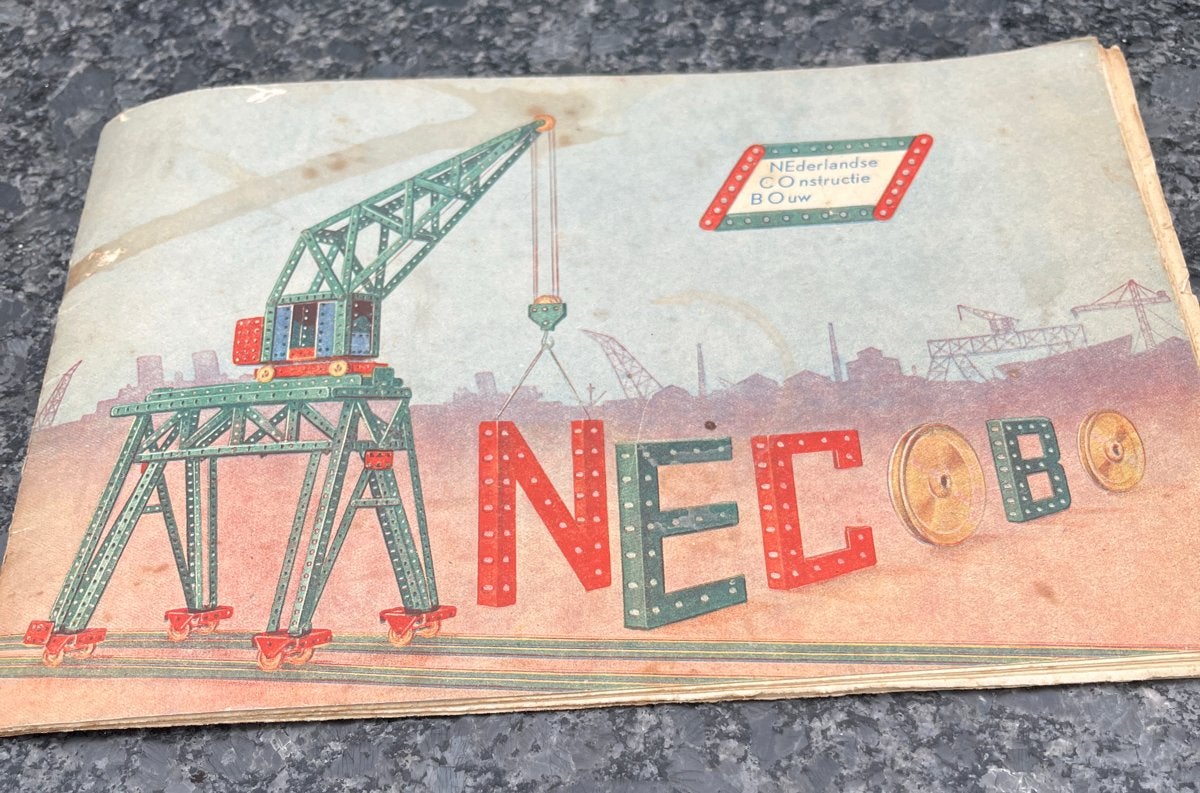 Vintage NECBO Nederlandse Constructie Boekje, Antiek en Kunst, Ophalen of Verzenden