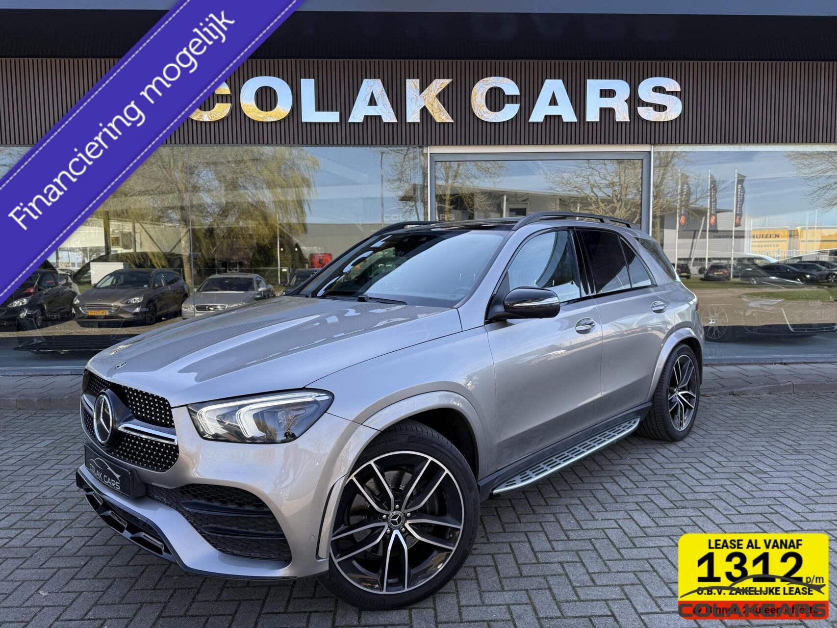 Mercedes GLE-klasse 400 d 4MATIC AMG Line-Pano-HUD-Garantie!, Auto's, Euro 6, 2925 cc, 330 pk, Leder