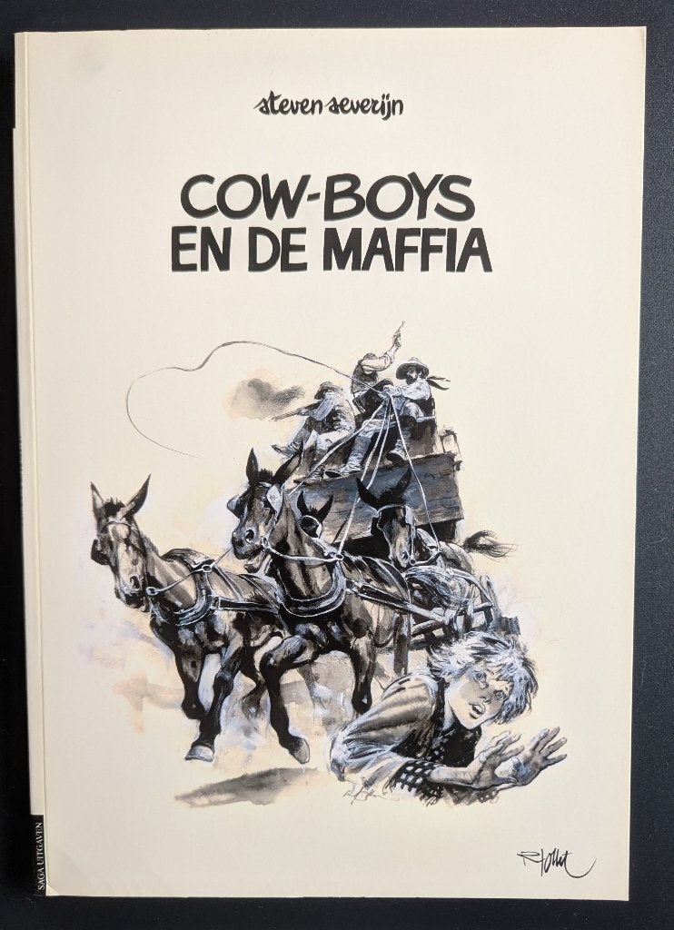 Cowboys en de maffia, Steven Severijn, Eén stripboek, Ophalen of Verzenden, Zo goed als nieuw