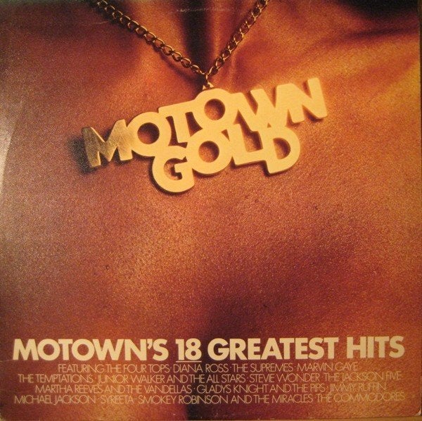 Motown Gold -de Grote hits van Tamla Motown LP 1975, Ophalen, LP, Gebruikt, Fotohoes