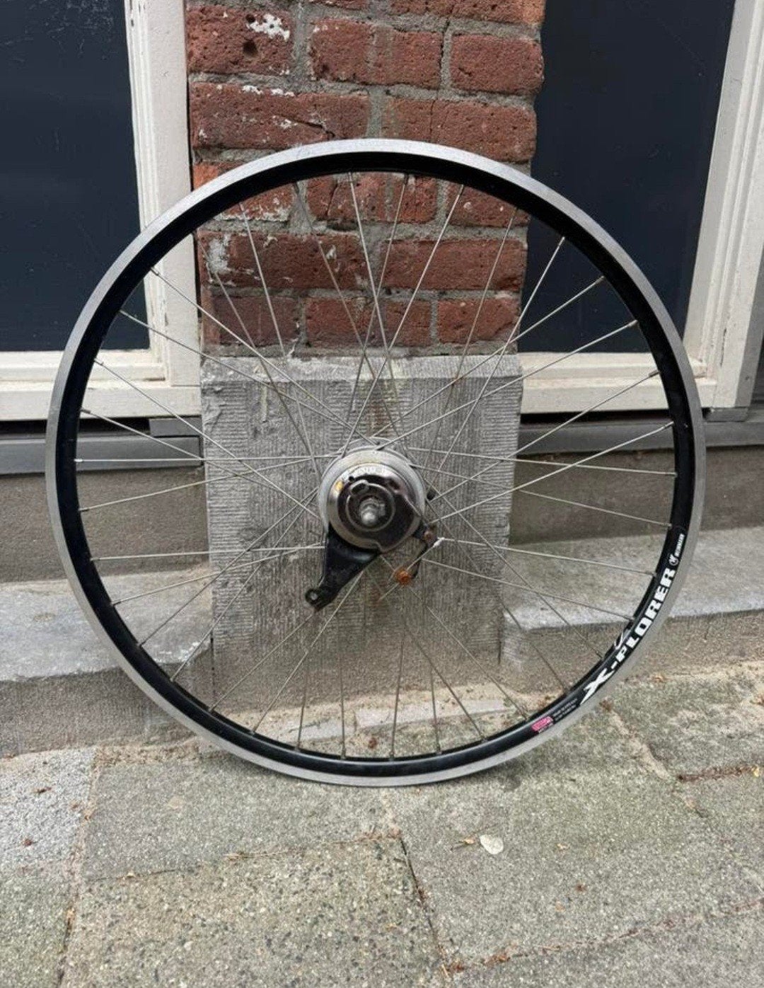 nexus 8 velg 28 inch met rollerbrake, Fietsen en Brommers, Fietsonderdelen, Shimano Nexus, Zo goed als nieuw, Aluminium, Stadsfiets