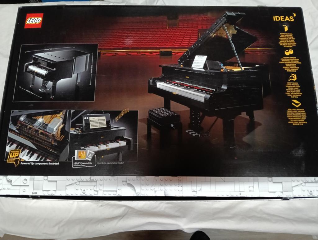 LEGO Ideas 21323 Vleugel Grand Piano, Ophalen, Overige thema's, Lego, Zo goed als nieuw