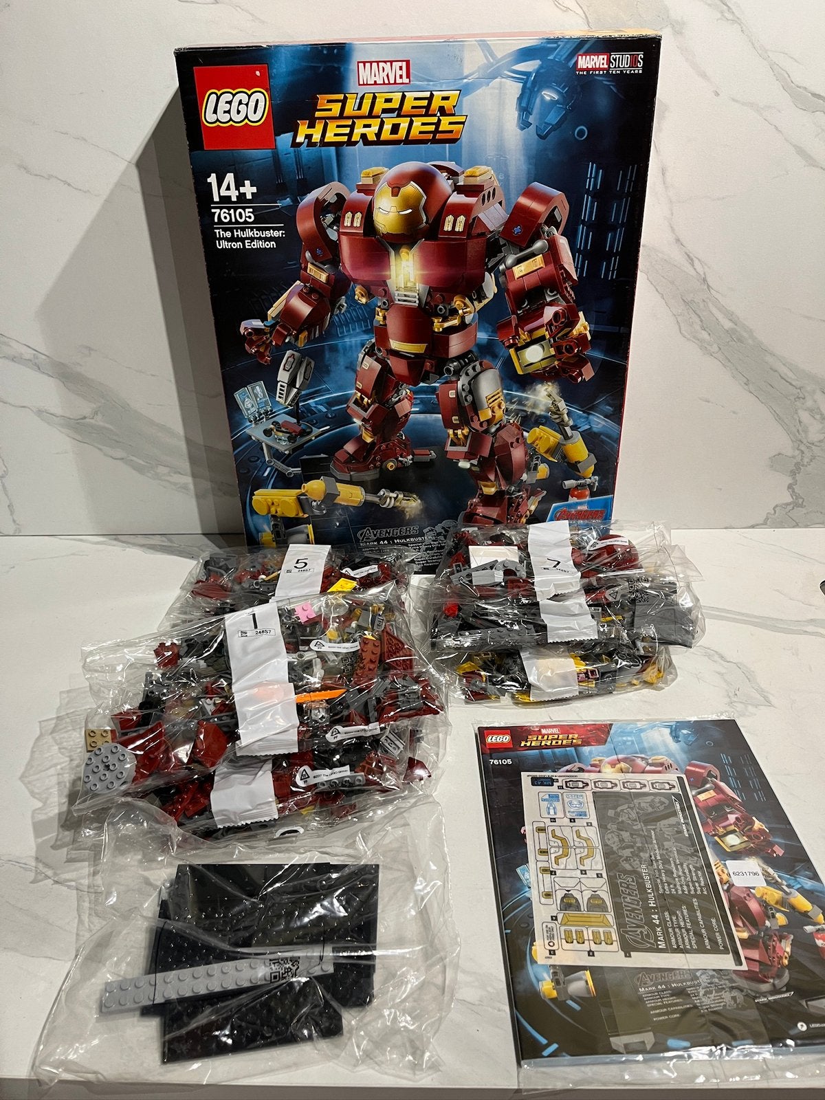 Nieuw - Lego Marvel 76105 The Hulkbuster Ultron Edition, Ophalen, Zo goed als nieuw, Complete set, Lego