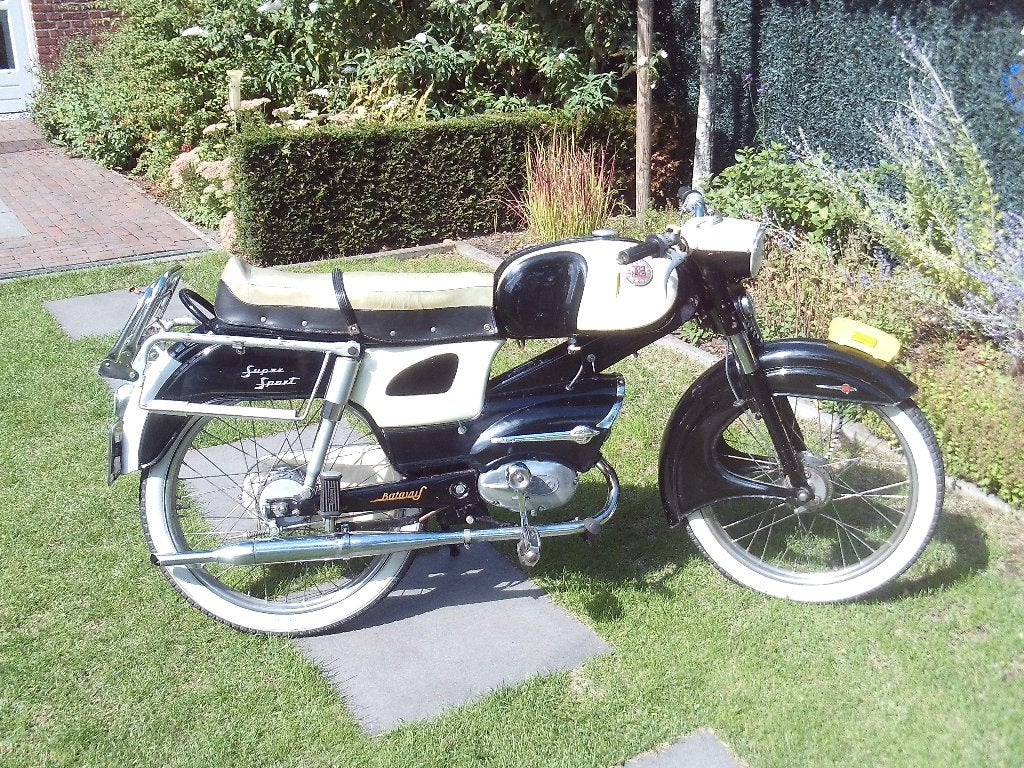 Originele Batavus Super Sport 1961, Fietsen en Brommers, Brommers | Oldtimers, Ophalen, Maximaal 45 km/u, Batavus, 2 versnellingen