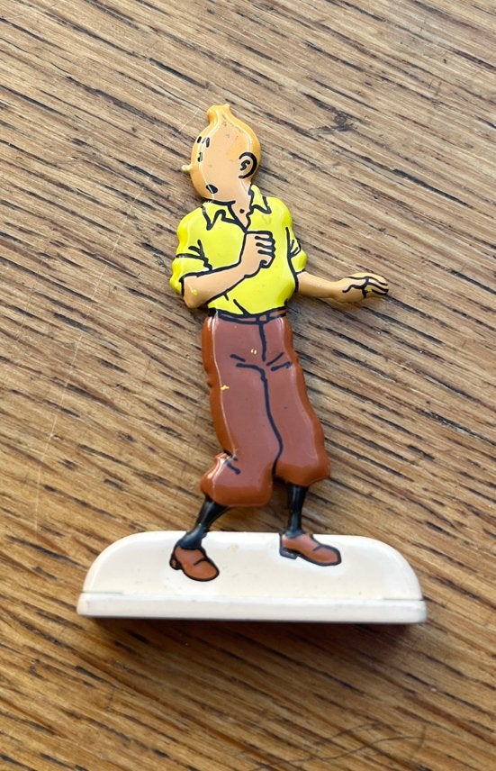 Kuifje figuurtje - Vintage verzamelobject, Ophalen of Verzenden, Gebruikt