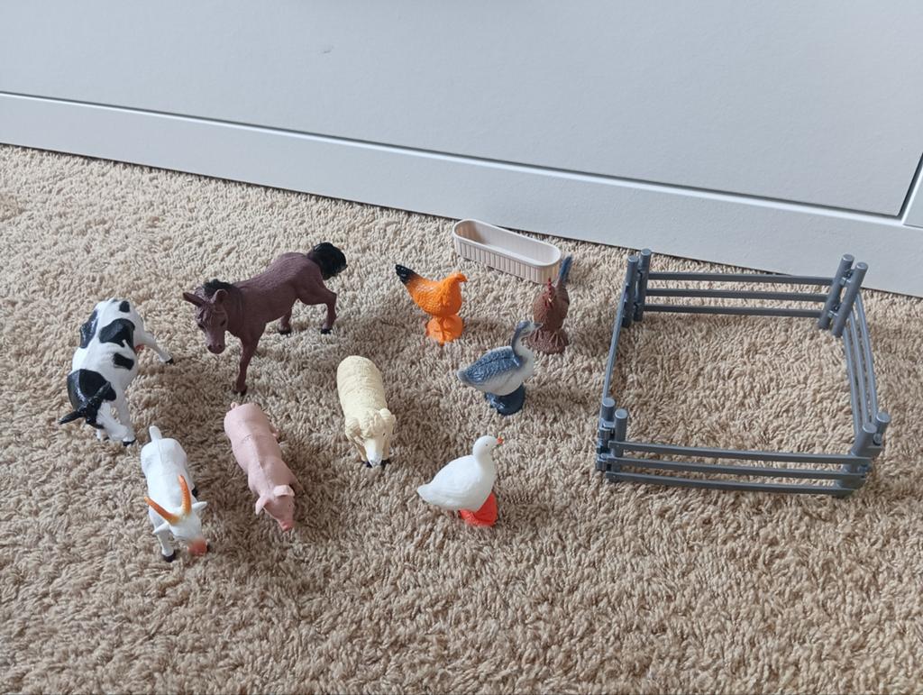 HEMA Boerderijdieren Speelset, Kinderen en Baby's, Speelgoed | Actiefiguren, Ophalen, Zo goed als nieuw