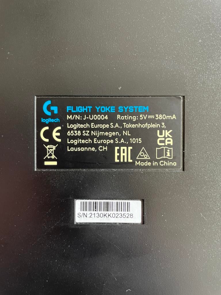 Logitech G Saitek Pro Flight Yoke System, Ophalen of Verzenden, Overige merken, Gebruikt