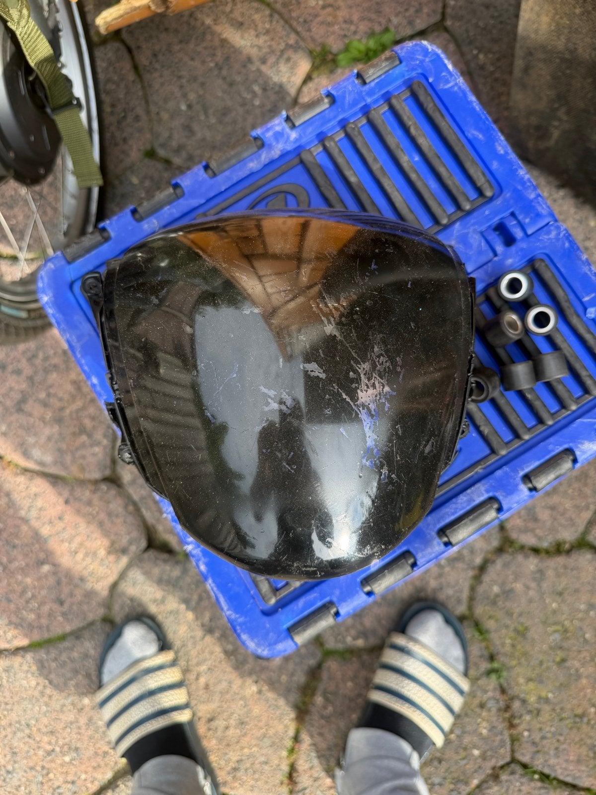 Piaggio Zip Teller Glas Zwart Gespoten, Ophalen of Verzenden, Gebruikt, Overige typen, Piaggio