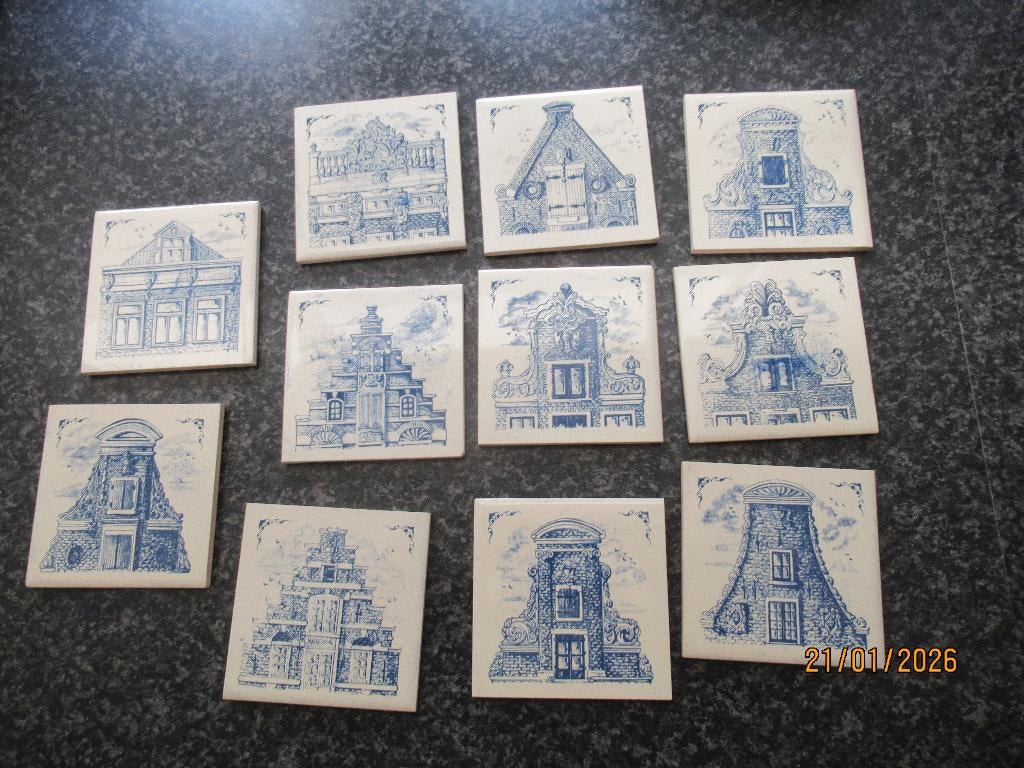8 TEGEL- HOLLANDS HUIS- VERZAMELOBJECT KLM - BUSINESS CLASS, Verzamelen, KLM Huisjes, Ophalen of Verzenden, Zo goed als nieuw