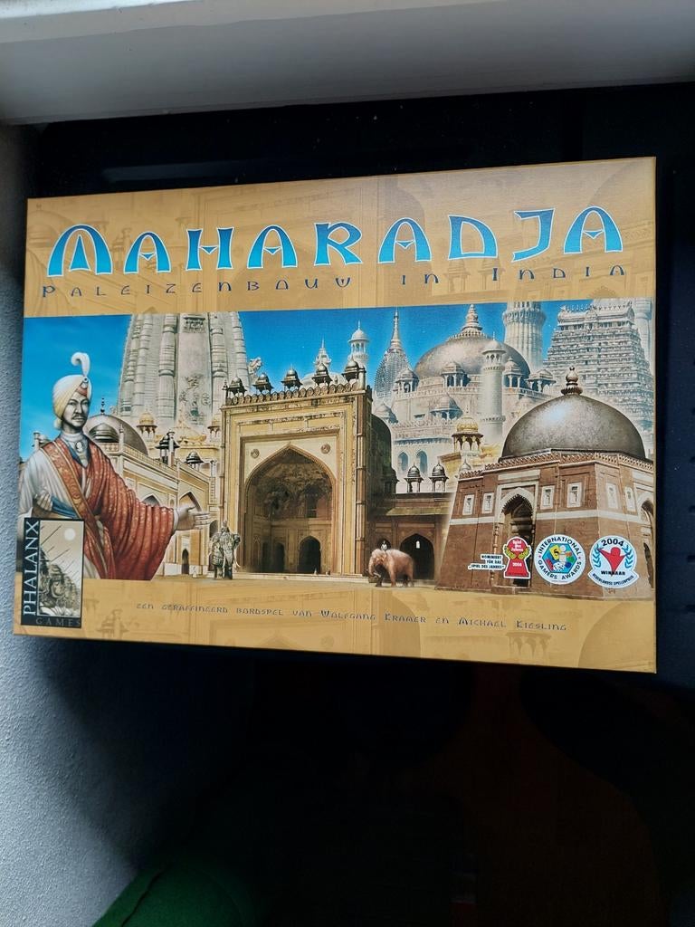 Maharaja: Paleizenbouw in India - Strategisch bordspel, Drie of vier spelers, Ophalen of Verzenden, Zo goed als nieuw, Phalanx Games