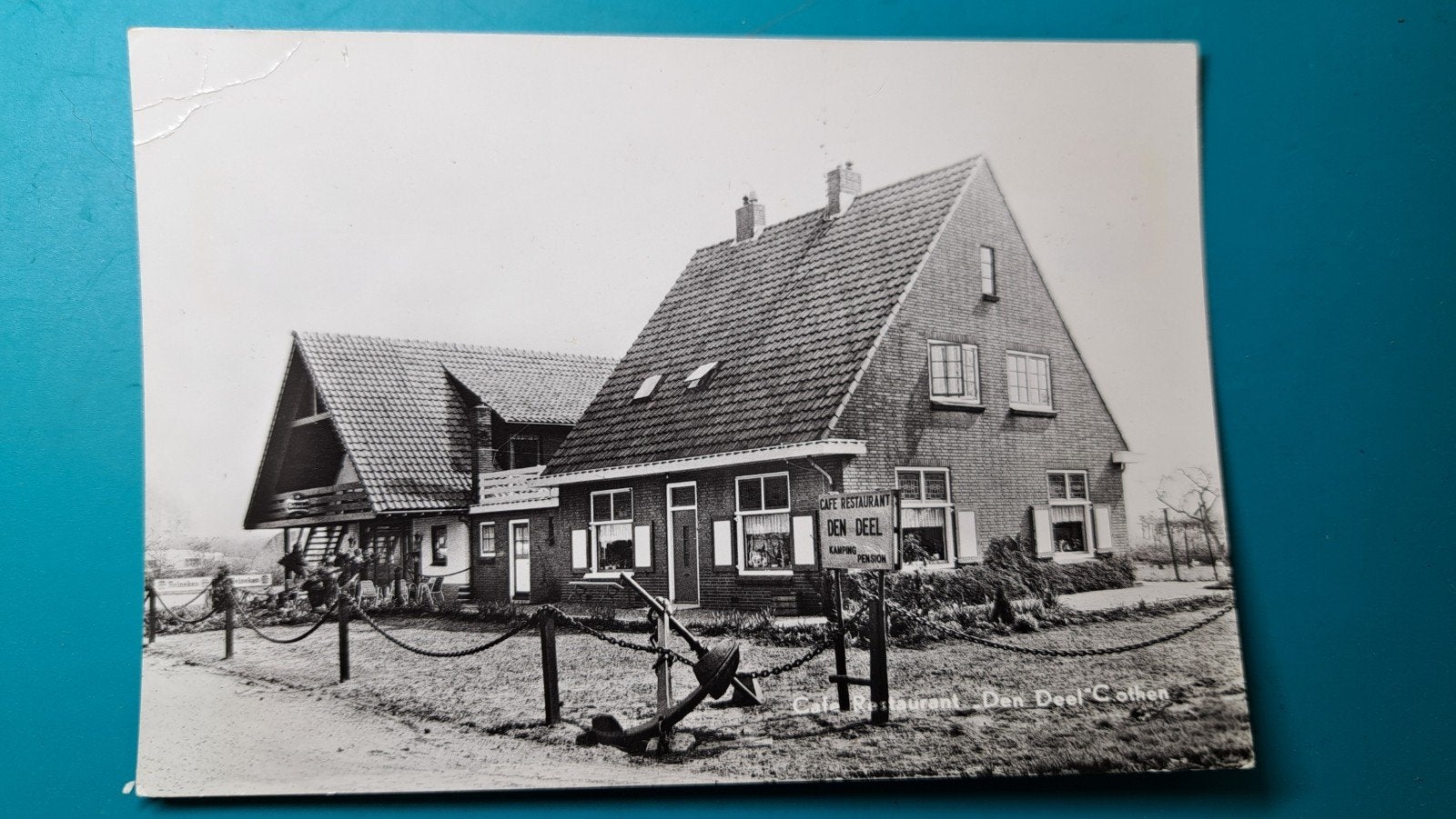 Cothen café restaurant Den Deel, Verzamelen, Ansichtkaarten | Nederland, Verzenden, 1960 tot 1980, Ongelopen, Utrecht