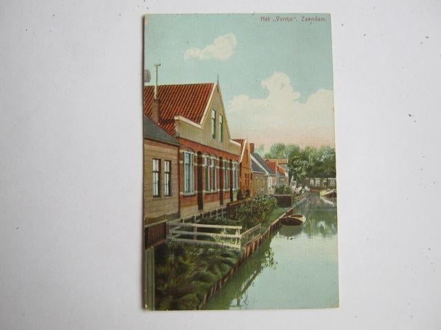Ansichtkaarten Nederland, TC 4-99 Zaandam, Het "Ventje "1912, Verzenden, Voor 1920, Gelopen, Noord-Holland