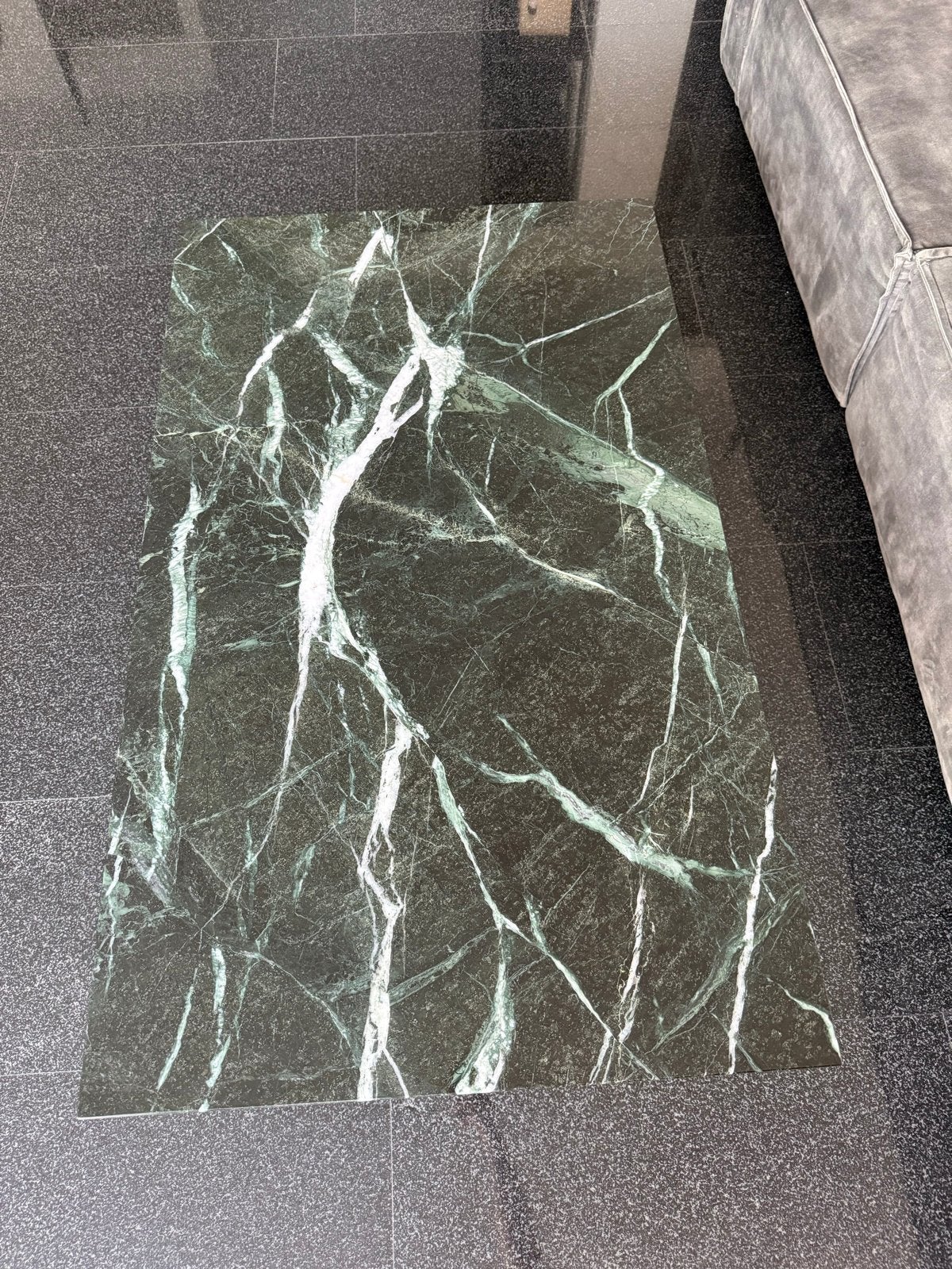 Exclusieve marmeren eettafel en salontafel set, Huis en Inrichting, Tafels | Eettafels, Ophalen, Overige materialen, 100 tot 150 cm