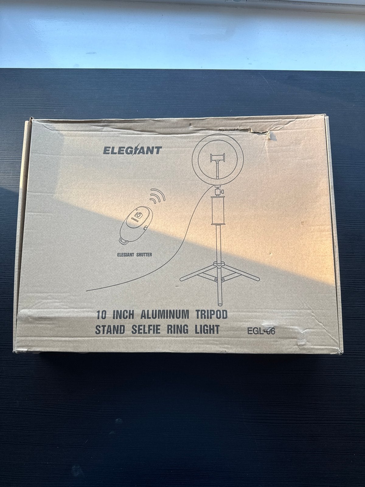 ELEGANT 10 inch Ring Light met Statief en Telefoonhouder, Overige merken, 125 cm of minder, Zo goed als nieuw, Afstandsbediening