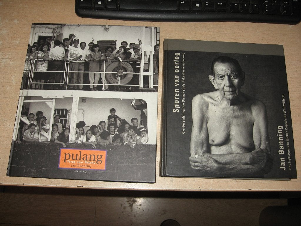 Jan Banning    PULANG,terug naar Maluku/Sporen van oorlog, Ophalen of Verzenden, Zo goed als nieuw