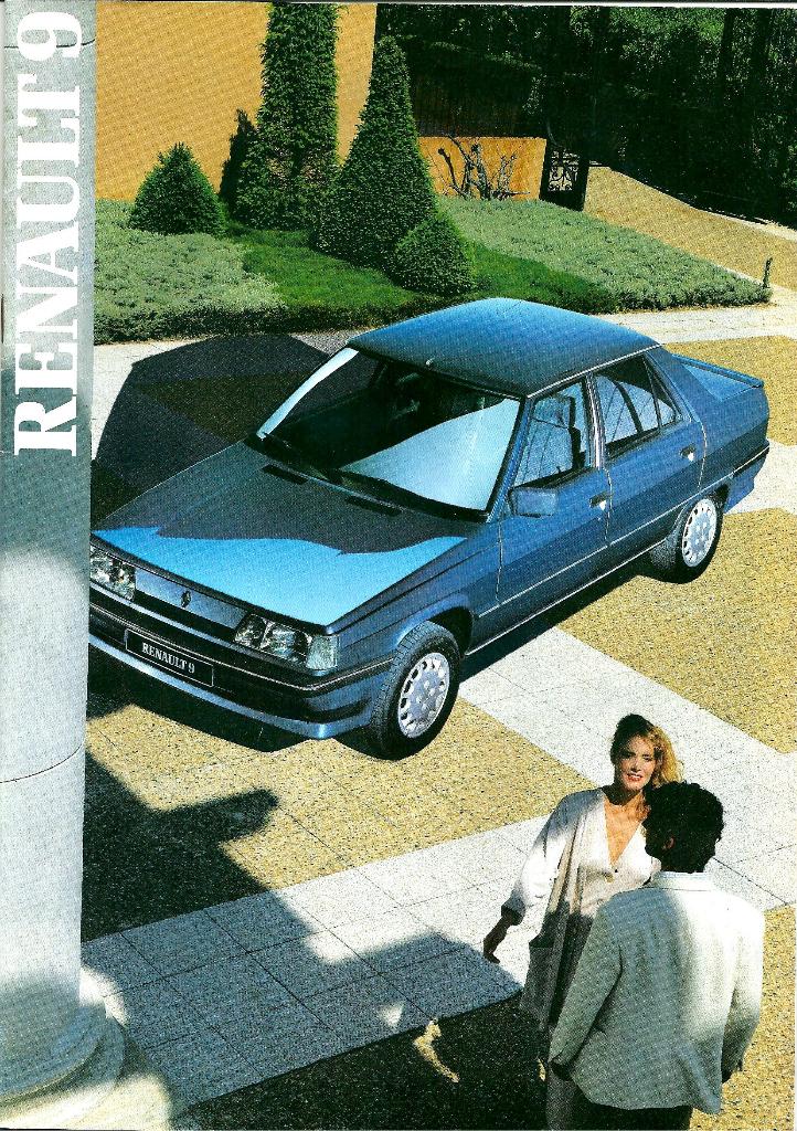 Folder Renault 9 1987, Ophalen of Verzenden, Gelezen, Renault
