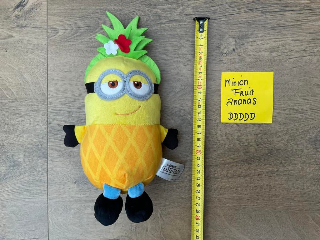 Nieuwe Fruit Minions knuffel Ananas Minion, Ophalen, Overige figuren, Nieuw, Beeldje of Figuurtje