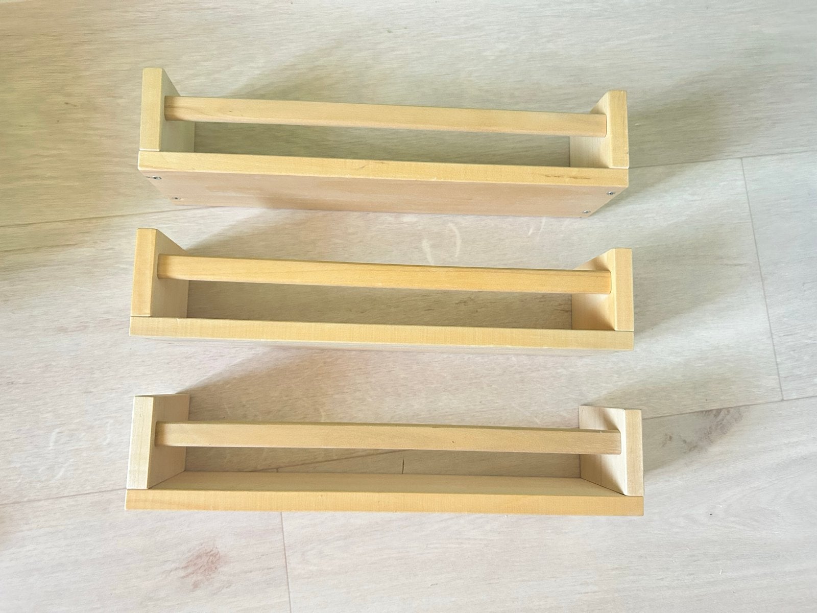 IKEA Bekväm Kruidenrekjes - Set van 3, Ophalen, Hout, Gebruikt, Beige