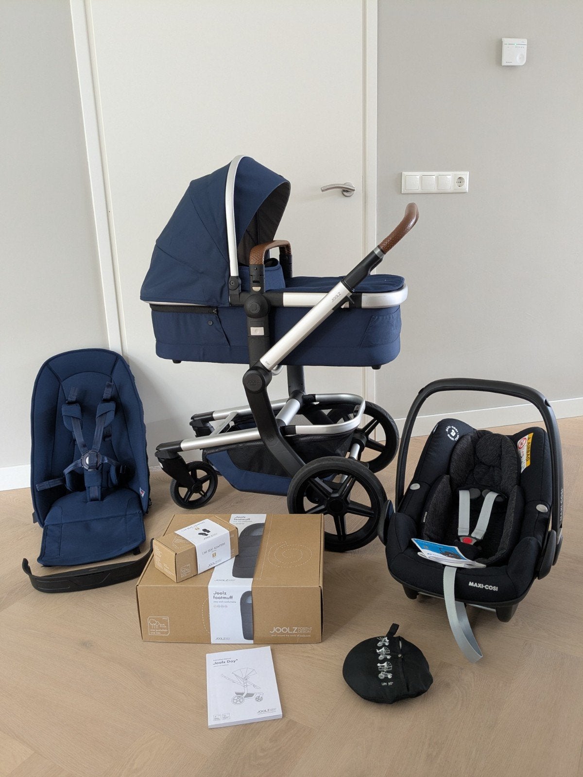 Joolz Day+ Navy (complete set), Ophalen, Zo goed als nieuw, Overige merken