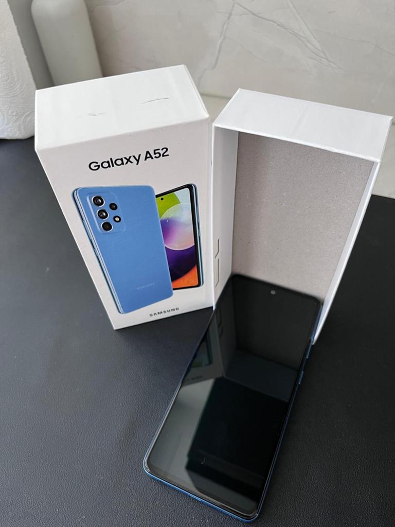 Samsung Galaxy A52 Awesome Blue 128GB - Zo goed als nieuw, Blauw, Touchscreen, Ophalen of Verzenden, Zo goed als nieuw