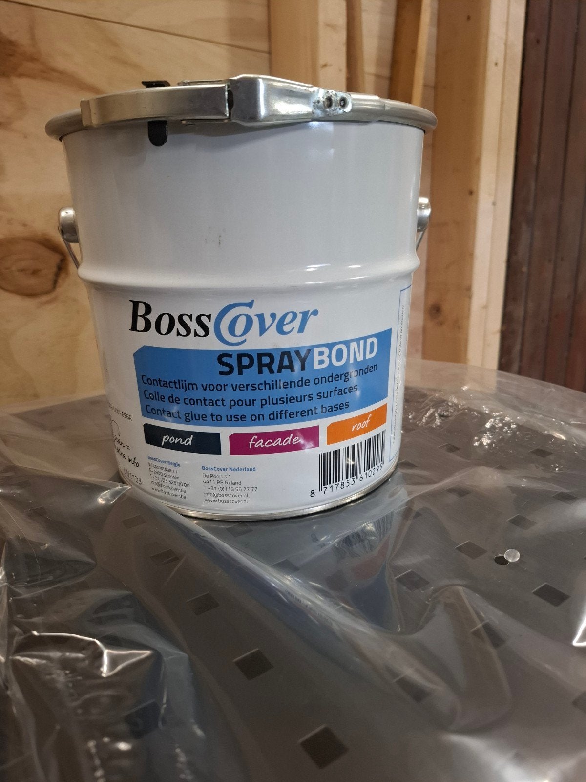 Epdm contactlijm 4 liter blikken., Ophalen of Verzenden, Nieuw