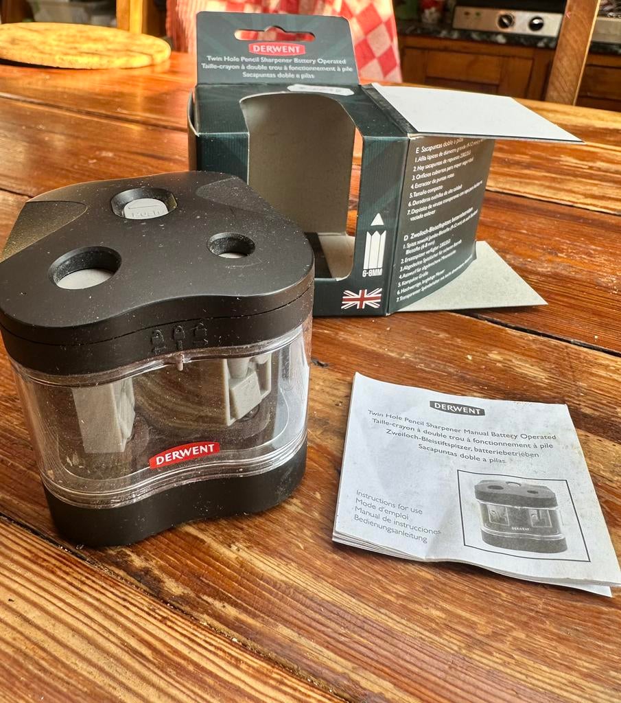 Nieuwe electrische puntenslijper merk Derwent, Ophalen of Verzenden, Nieuw, Overige typen