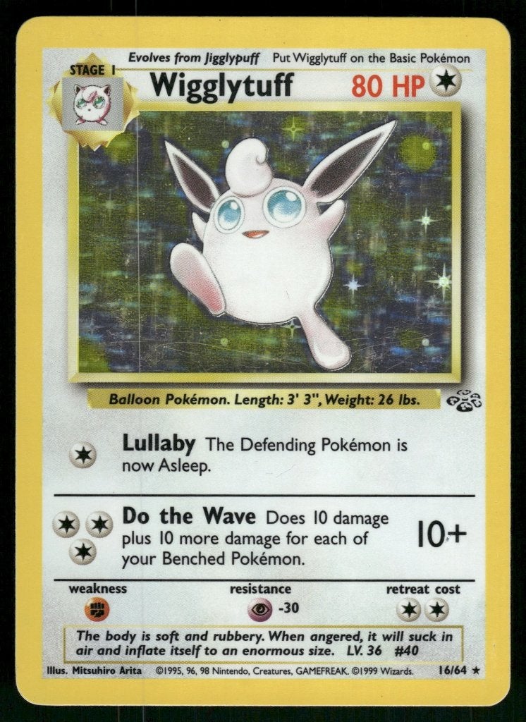 Wigglytuff 16/64 - Jungle (NM), Verzenden, Gebruikt