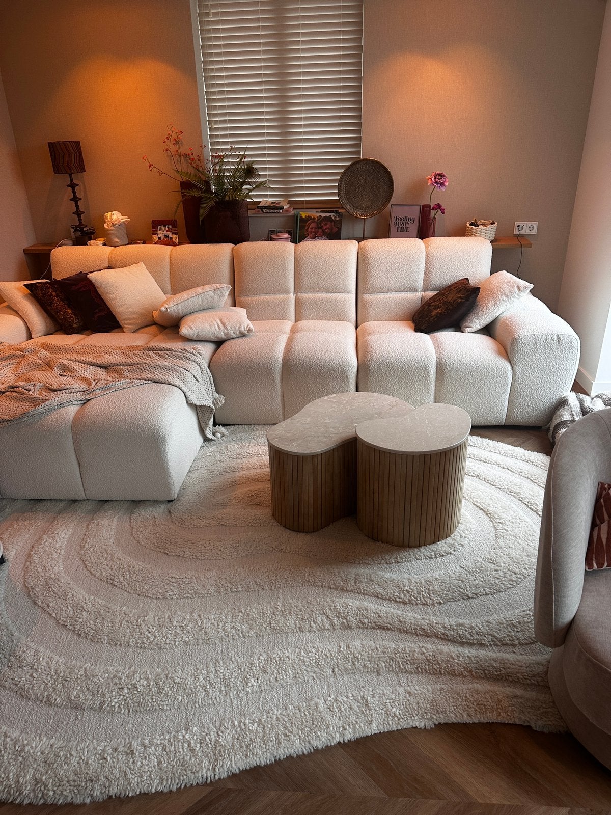 LifeStyle Home Collection vloerkleed Sarah ecru 300 x 200 cm, Ophalen, Wit, Zo goed als nieuw, 200 cm of meer