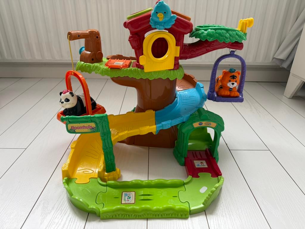 Vtech Boomhuis Zoef Zoef & dieren Patty Panda en Tygo tijger, Ophalen, Gebruikt, 6 maanden tot 2 jaar