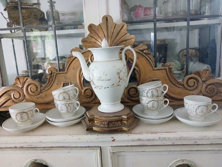 antiek bruids servies Vieux de Paris, Verzenden