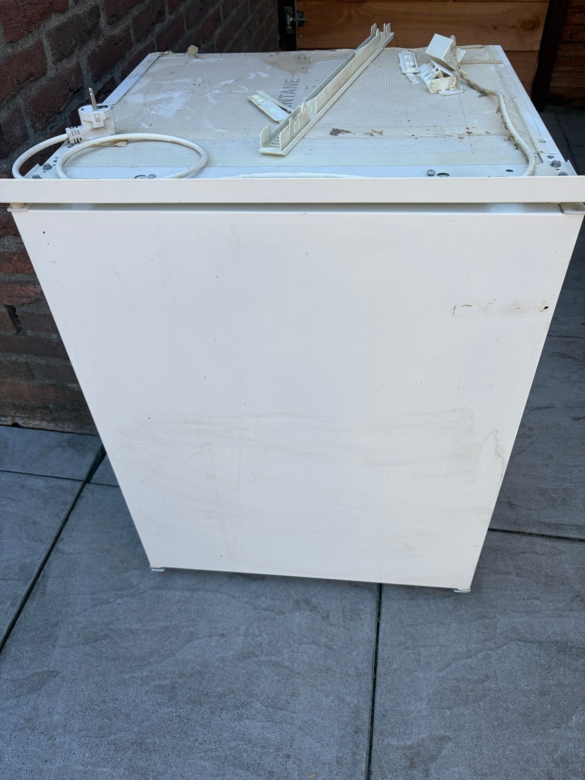 AEG Vriezer - Compact en Functioneel, Ophalen, Gebruikt, Minder dan 85 cm, Met aparte vriezer