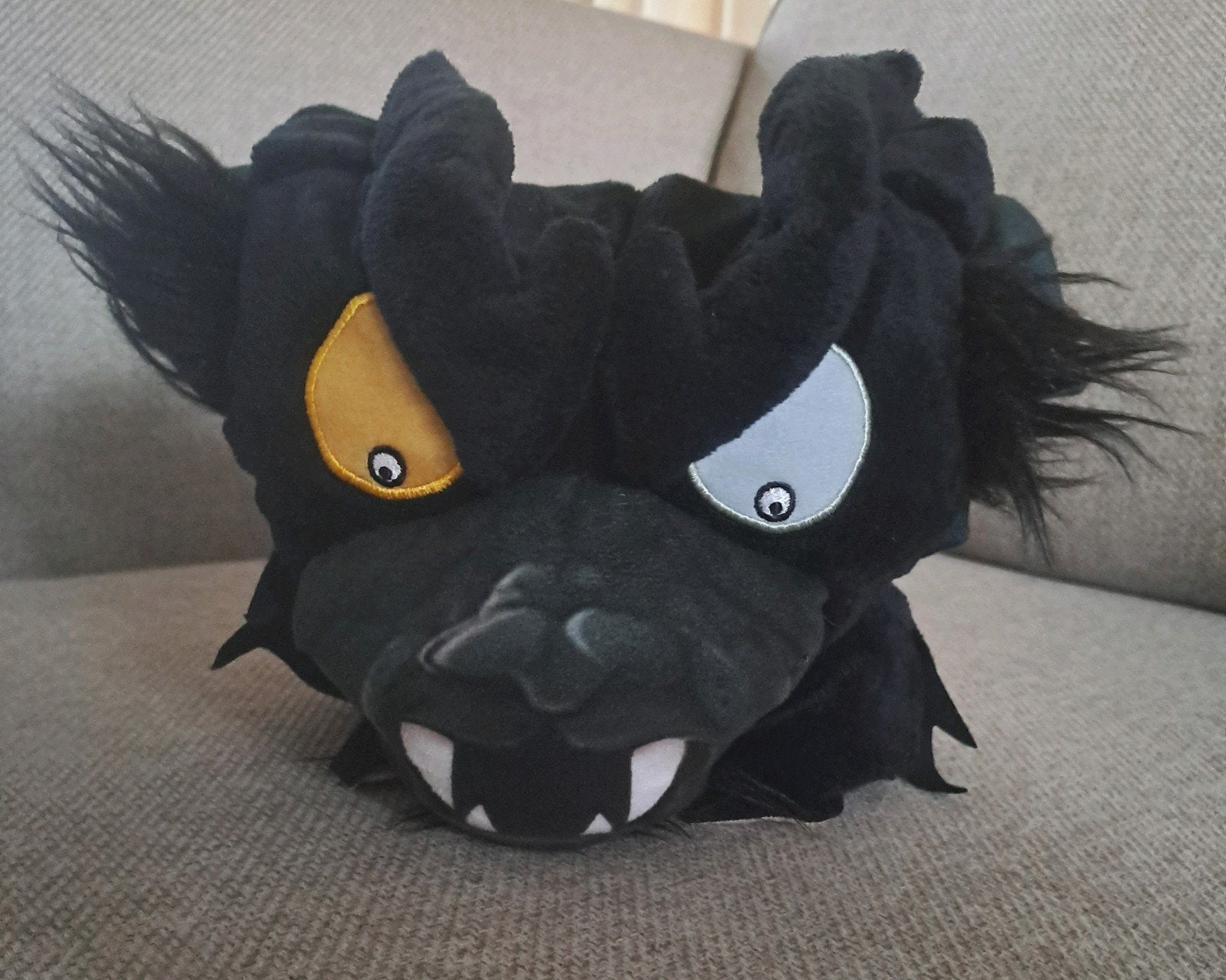 Danse Macabre spookpoes knuffel, Ophalen of Verzenden, Zo goed als nieuw, Overige typen