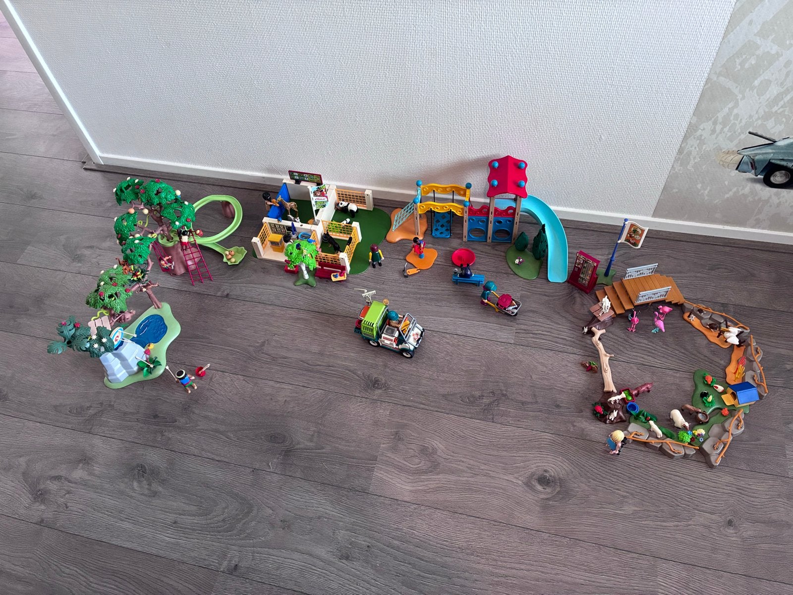 Grote Playmobil Zoo/Dierentuin set met veel extra's, Kinderen en Baby's, Speelgoed | Playmobil, Ophalen, Zo goed als nieuw
