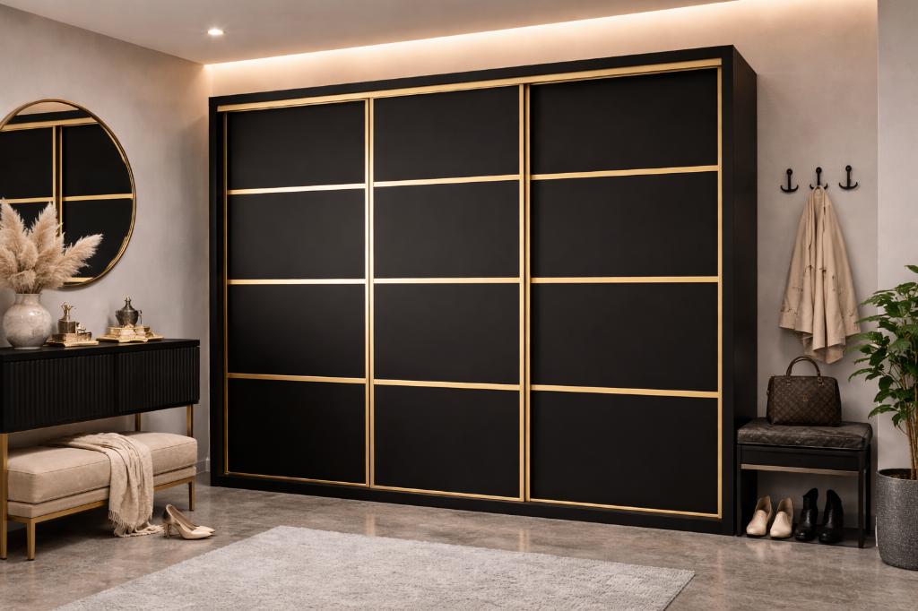 💎Design kledingkast – bezorging & montage inbegrepen 🚚🔧, Huis en Inrichting, Kasten | Kledingkasten, Met deur(en), Nieuw, 200 cm of meer