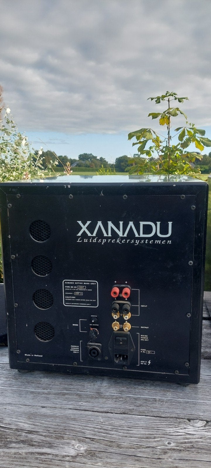 Xanadu Luidsprekersystemen - Subwoofers (2 stuks), Gebruikt, Subwoofer, AUX-ingang, Ophalen