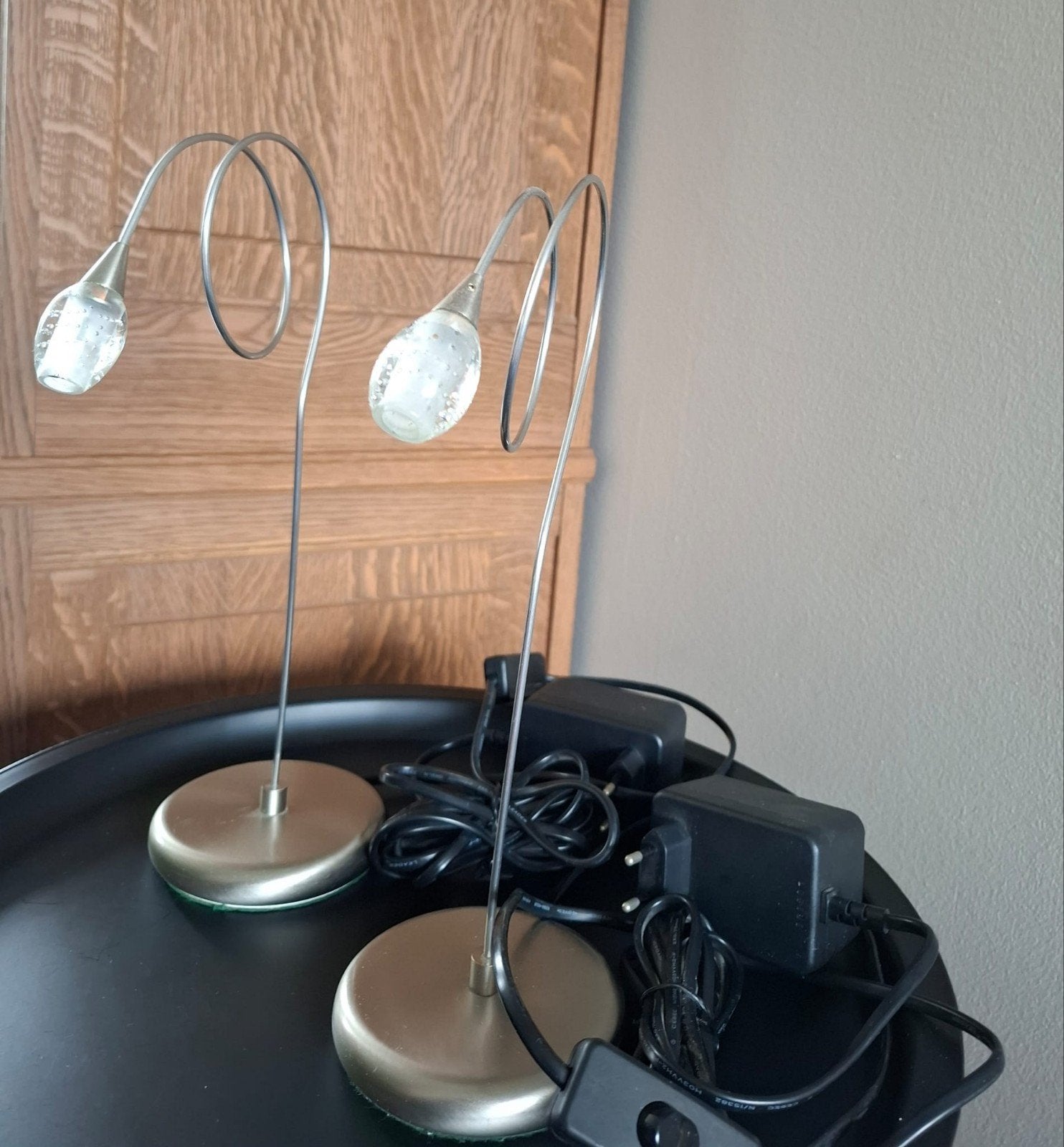 Bedlampje p.st, Ophalen of Verzenden, Zo goed als nieuw, Glas, Modern