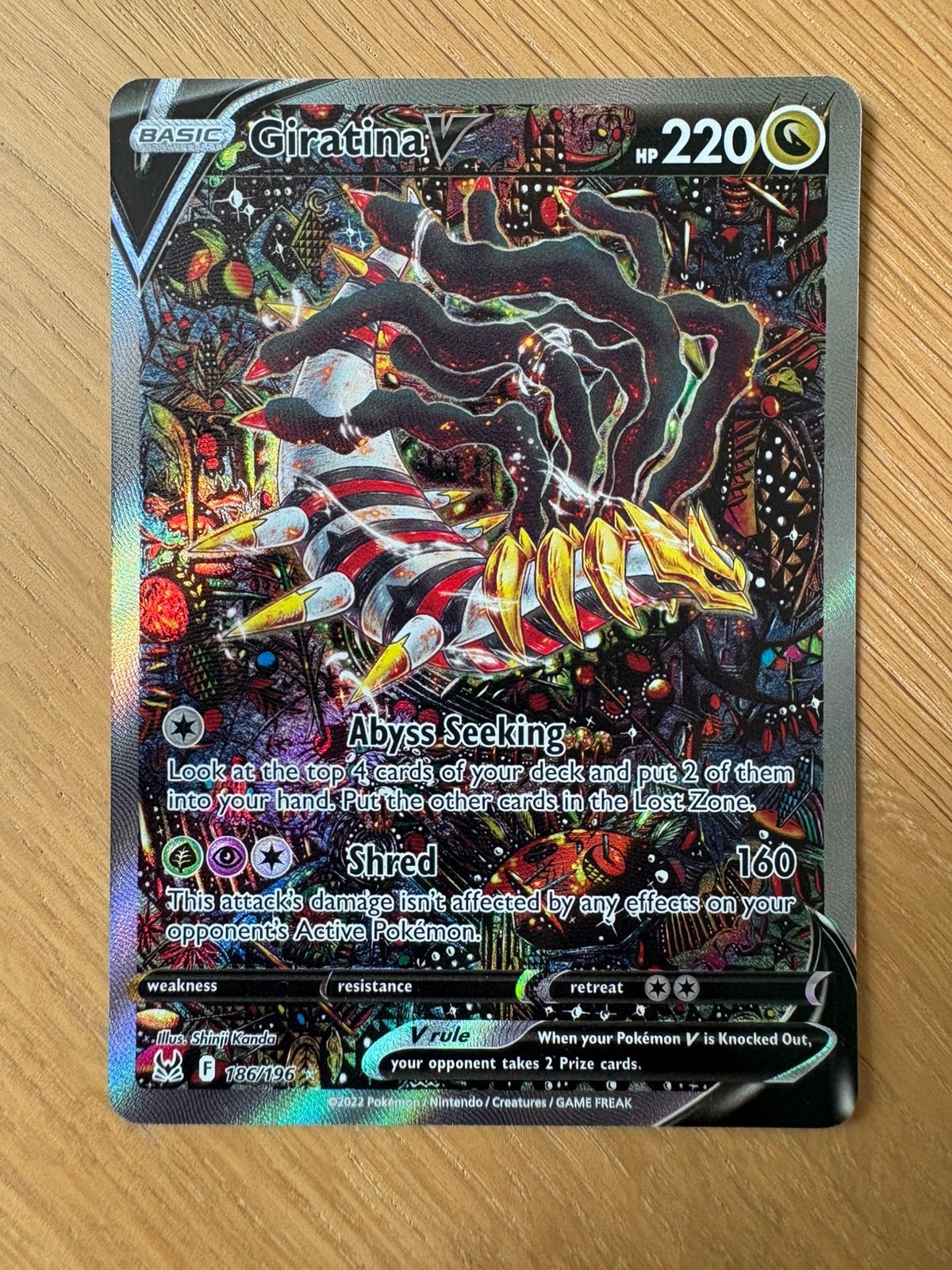 Giratina v 186 lost origin, Ophalen, Zo goed als nieuw, Losse kaart