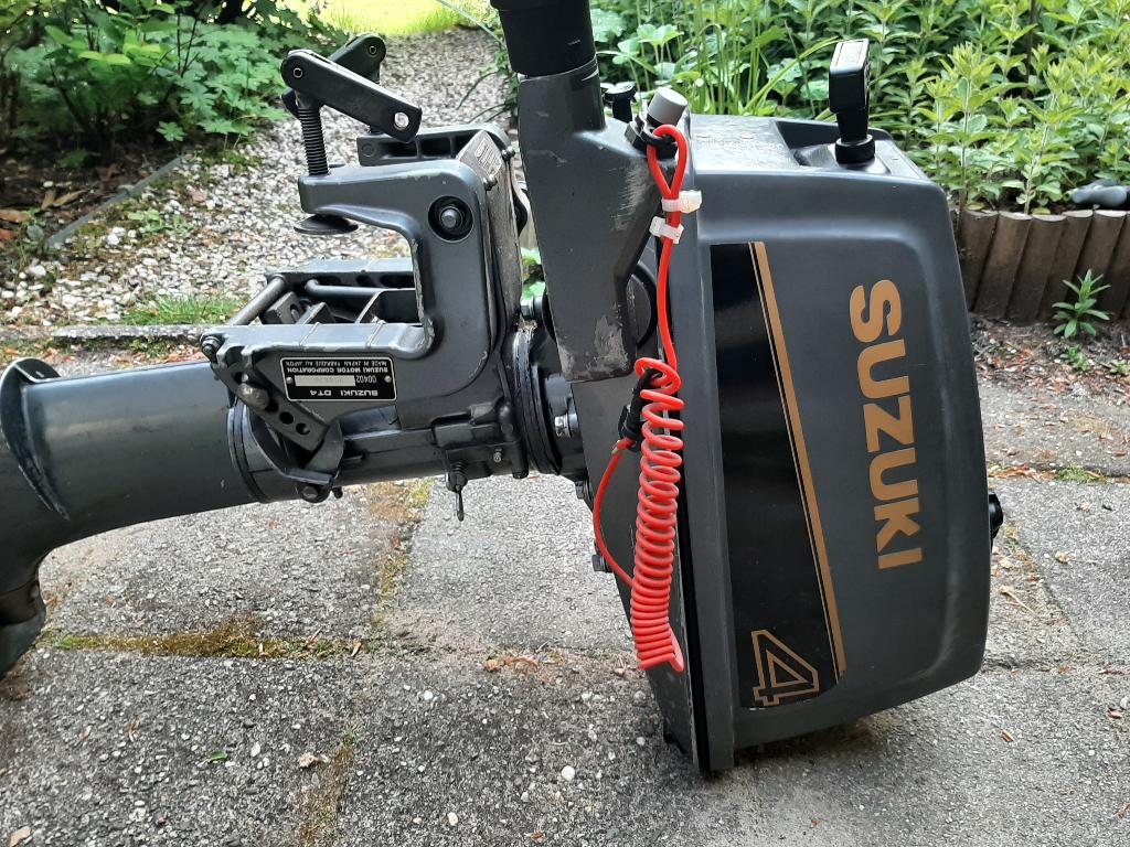 Nette Suzuki 4pk kortstaart, Watersport en Boten, Buiten- en Binnenboordmotoren, Ophalen, Minder dan 5 pk, Zo goed als nieuw, Buitenboordmotor