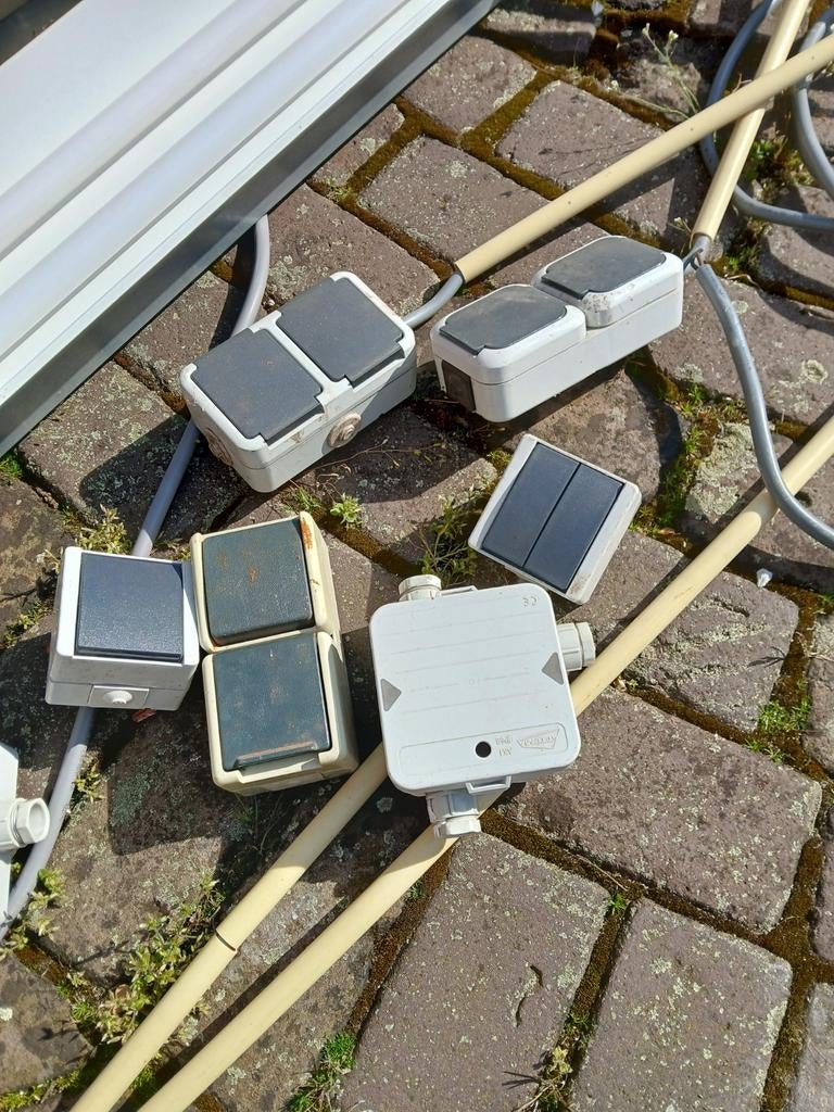 Stopcontact en kabel, Ophalen of Verzenden, Stopcontact