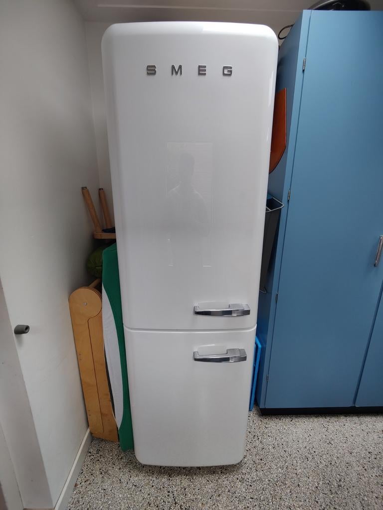 Smeg koelkast met aparte vriezer | FAB32LWH5 | wit, Ophalen, 200 liter of meer, Met aparte vriezer, 160 cm of meer