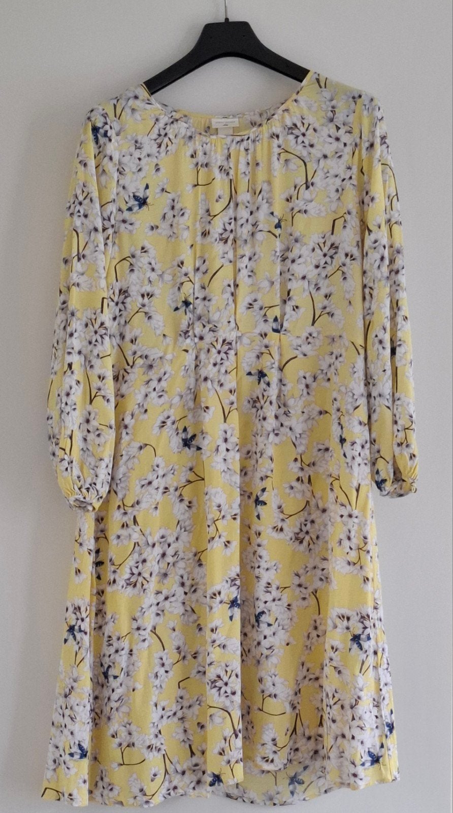 Zomerse jurk met lange mouwen van Anna Glover x H&M, Maat 38/40 (M), H&M, Verzenden, Geel