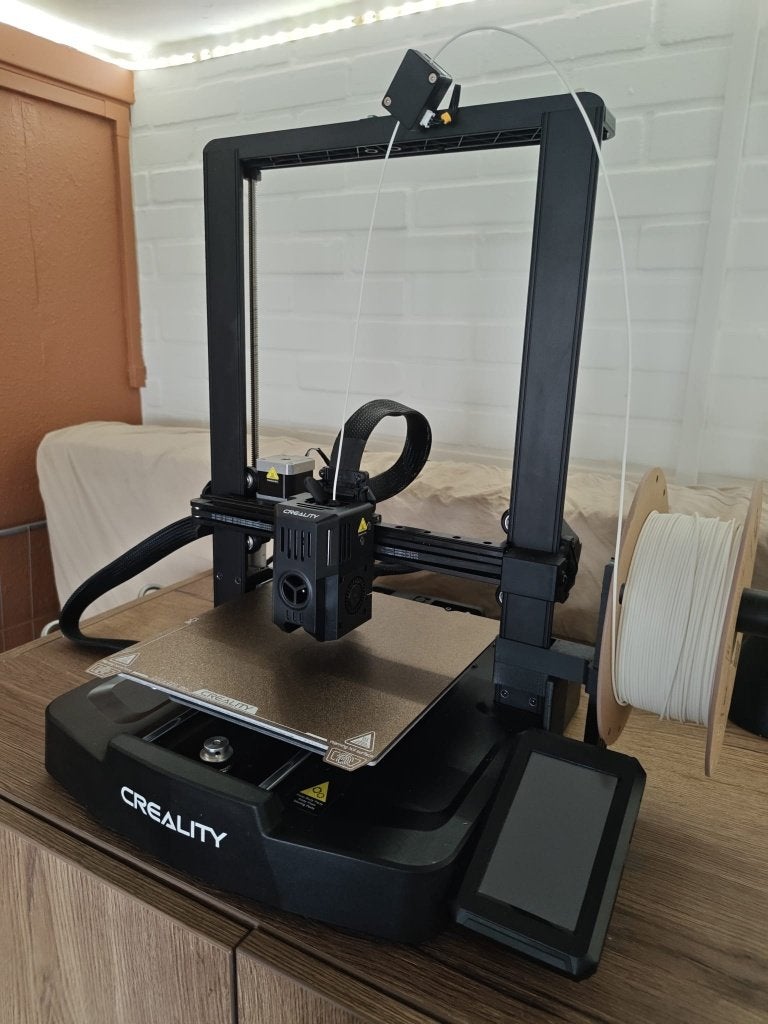Creality Ender 3 KE 3D-printer met Gold PEI bed, Ophalen, Ingebouwde Wi-Fi, Zo goed als nieuw, Filament